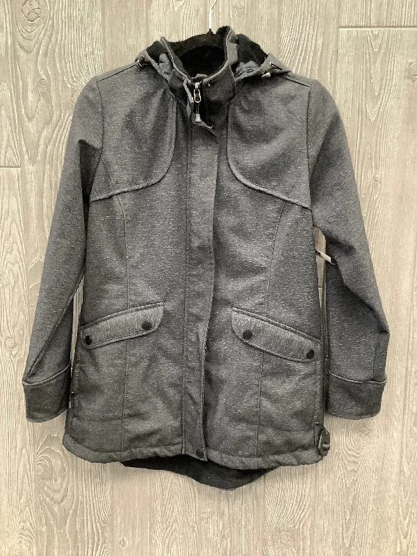 Jacket Puffer & Quilted By Zero Xposure In Grey, Size: M