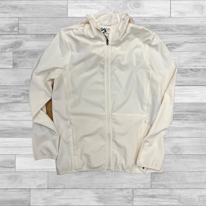 Jacket Windbreaker By Zero Xposure In Cream, Size: S