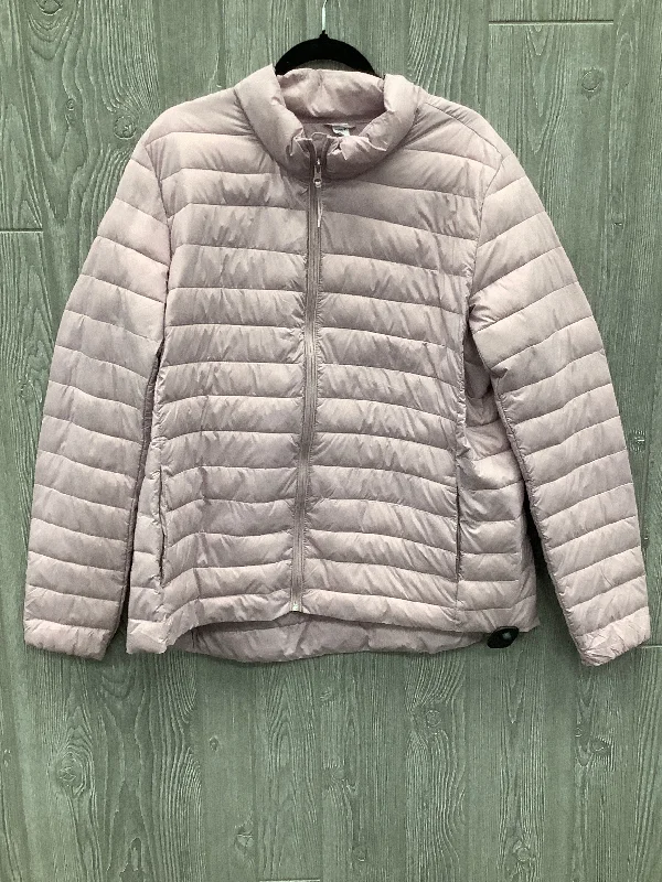 Jacket Puffer & Quilted By Old Navy In Purple, Size: Xxl