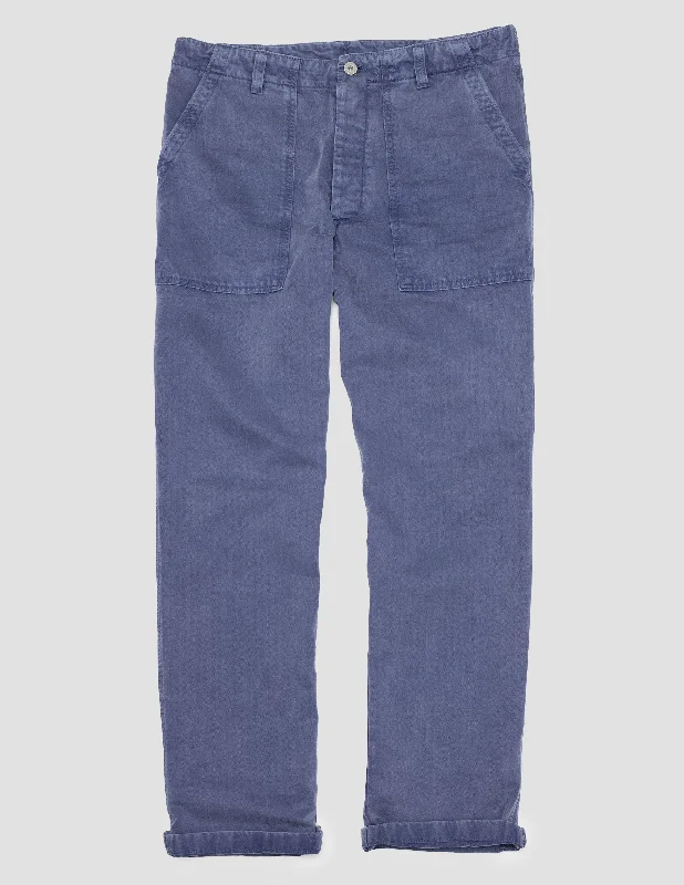 Series II Garment Dyed Utility Pant in Indigo Dye