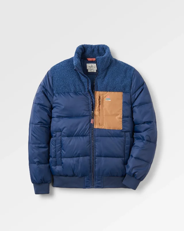 Journey Recycled Insulated Jacket - Rich Navy/Dark Denim