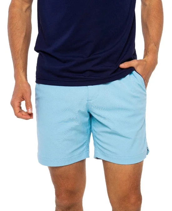 Court Shorts in Light Blue