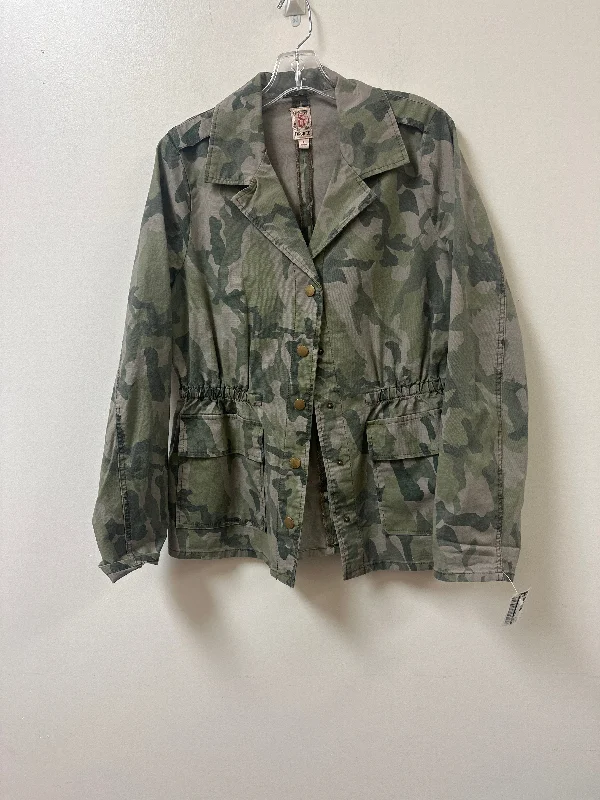 Jacket Other By Decree In Green, Size: L