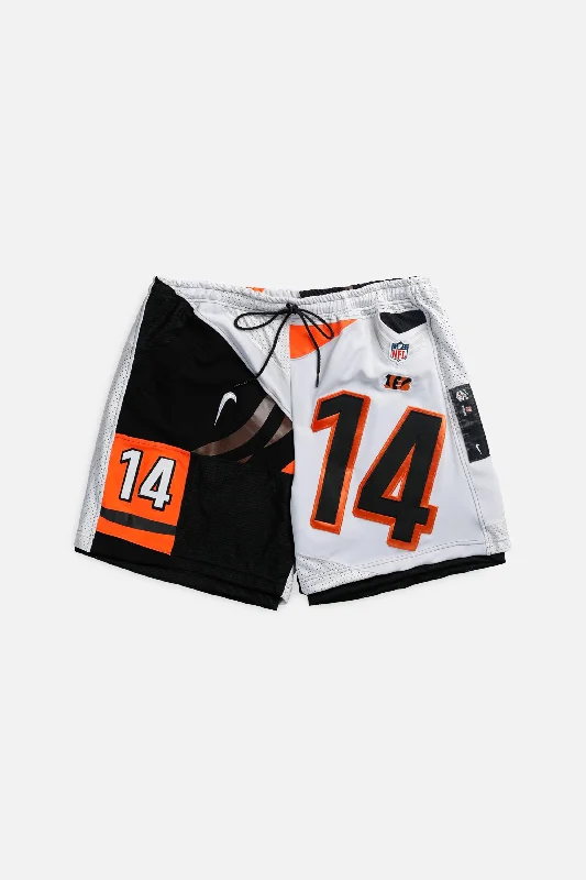 Unisex Rework Cincinnati Bengals NFL Jersey Shorts - XL