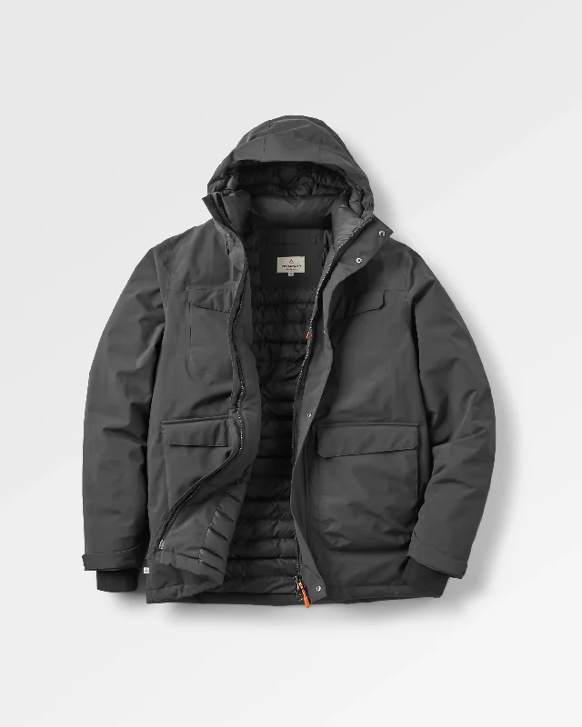 Explorer Recycled Waterproof Down Parka - Black