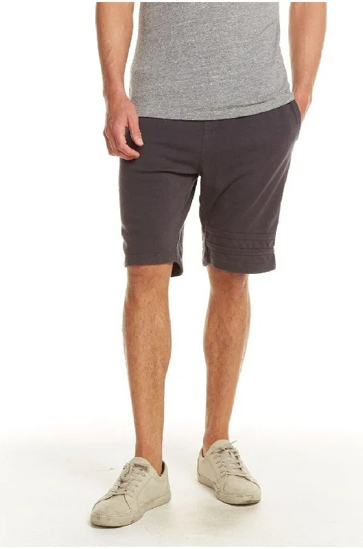 Chaser Mens Fleece Shorts In Vintage Black