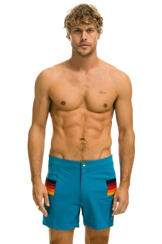 MEN'S HORIZONTAL 5 STRIPE FLEX SHORTS - ANTIGUA