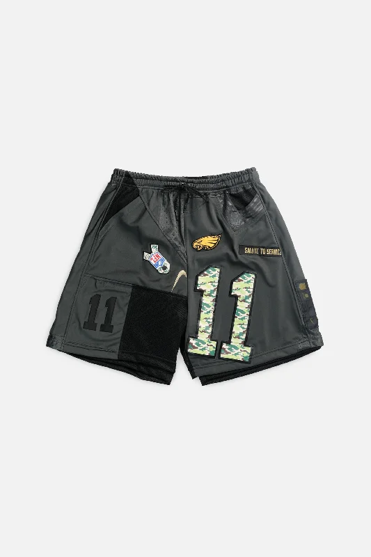 Unisex Rework Philadelphia Eagles NFL Jersey Shorts - M