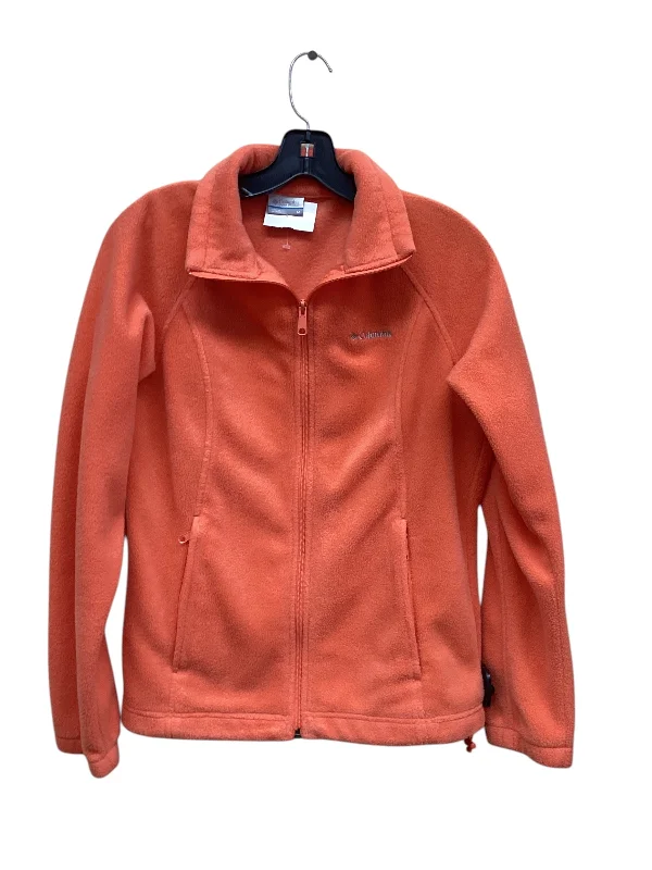 Jacket Fleece By Columbia In Orange, Size: M