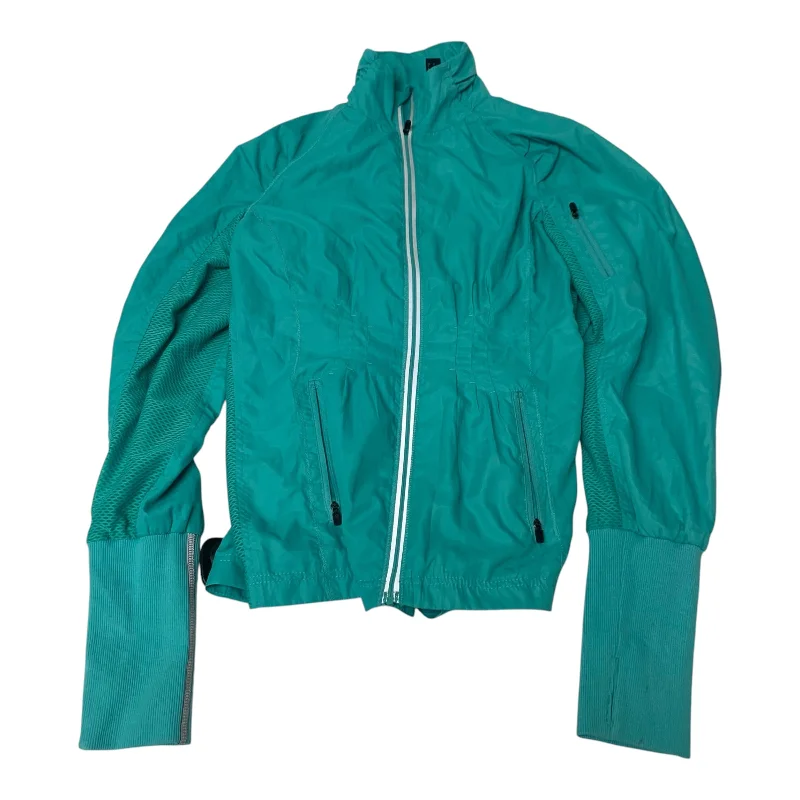 Jacket Windbreaker By Mpg In Blue, Size: M