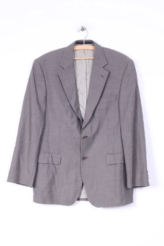 Marks & Spencer Mens 40 M Blazer Tailoring Lightweight Suit Single Breasted Grey