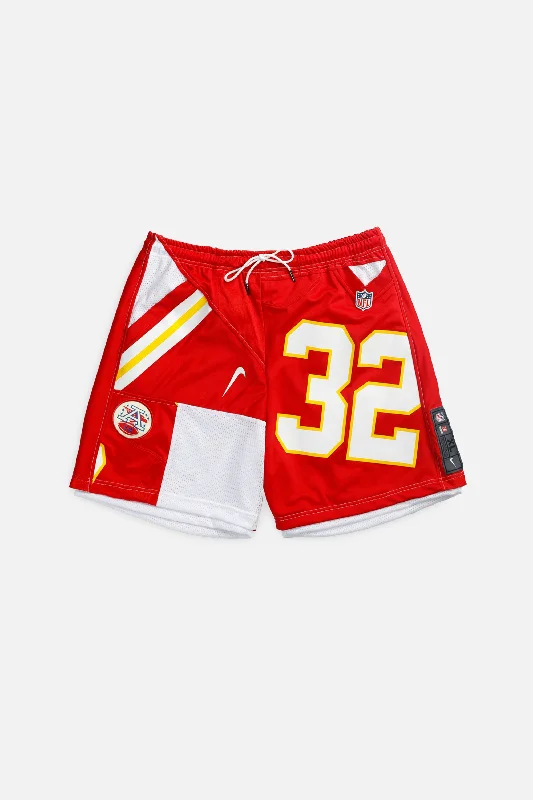 Unisex Rework Kansas City Chiefs NFL Jersey Shorts - XL