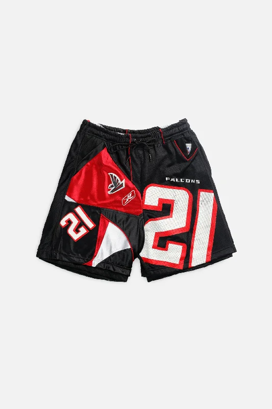 Unisex Rework Atlanta Falcons NFL Jersey Shorts - M