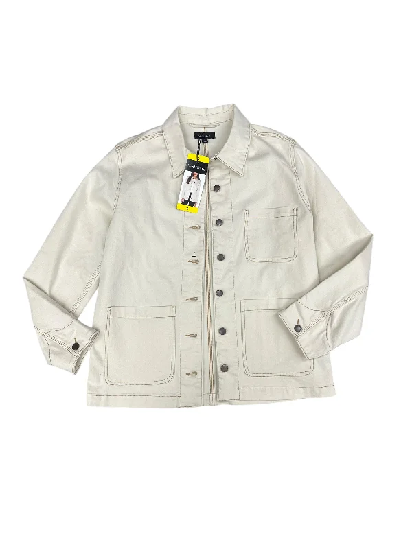 Jacket Other By Well Worn In Cream, Size: S