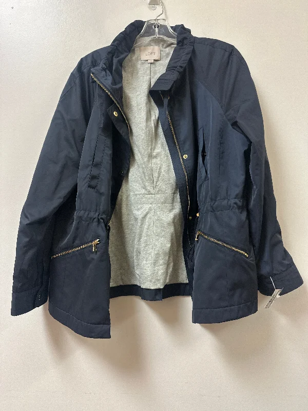 Jacket Utility By Loft In Navy, Size: L