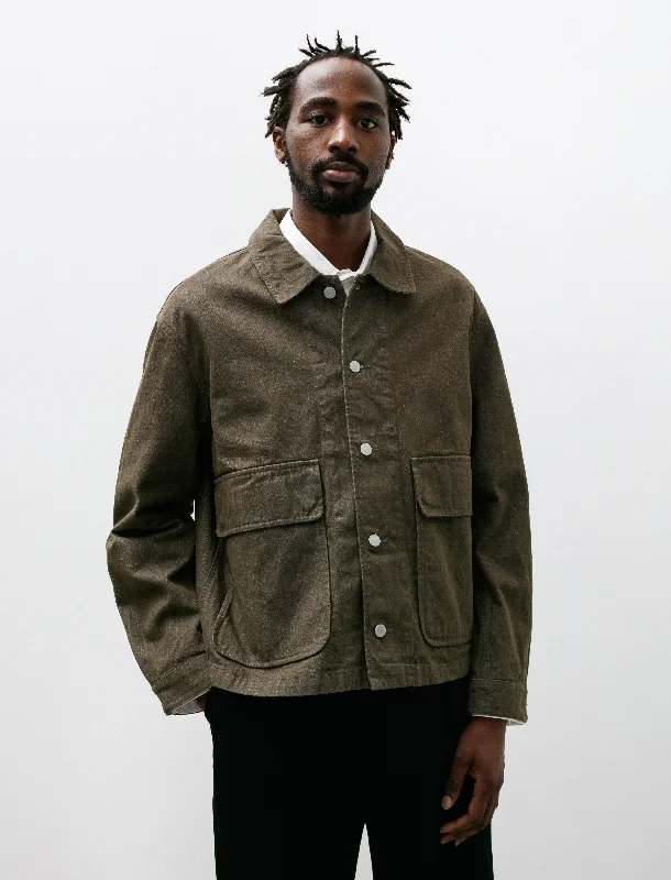 Replica Jacket Olive One Wash Denim