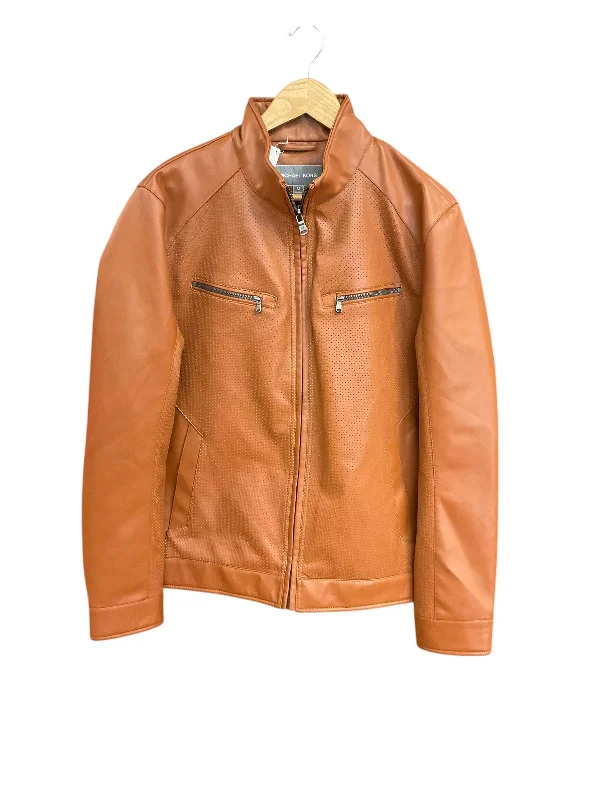 Jacket Moto By Michael By Michael Kors In Brown, Size: M