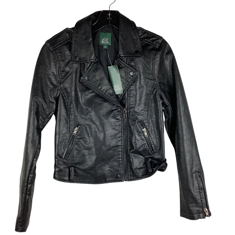 Jacket Moto By Wild Fable In Black, Size: S