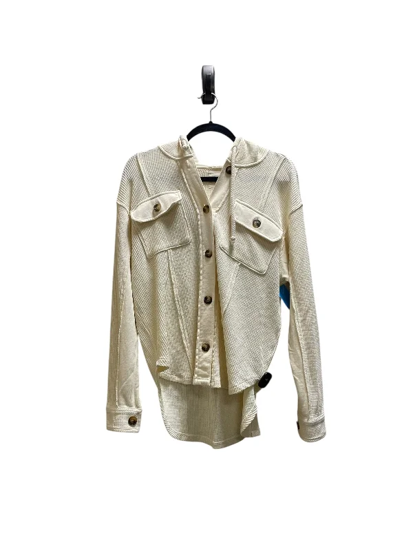 Jacket Other By American Eagle In Cream, Size: Xs