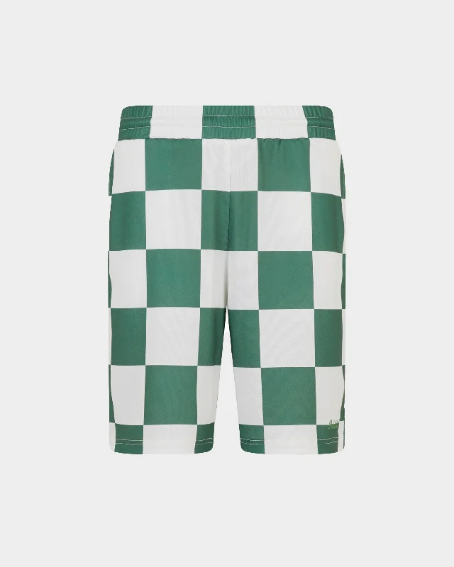 Checkered Shorts Green