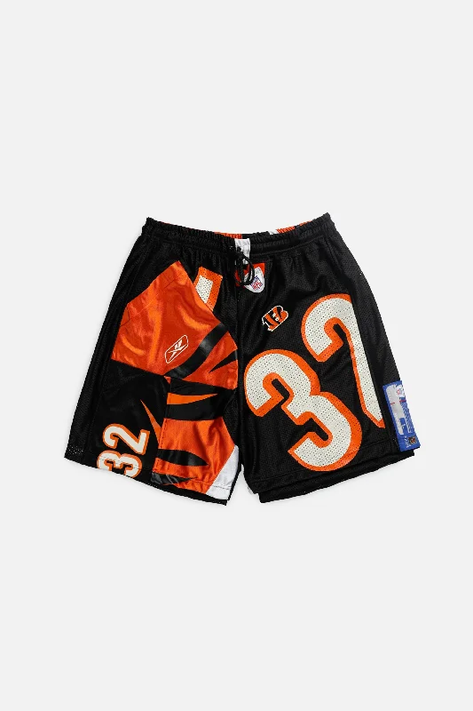 Unisex Rework Cincinnati Bengals NFL Jersey Shorts - M