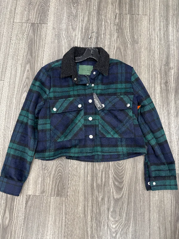 Jacket Shirt By Blanknyc In Plaid Pattern, Size: Xs