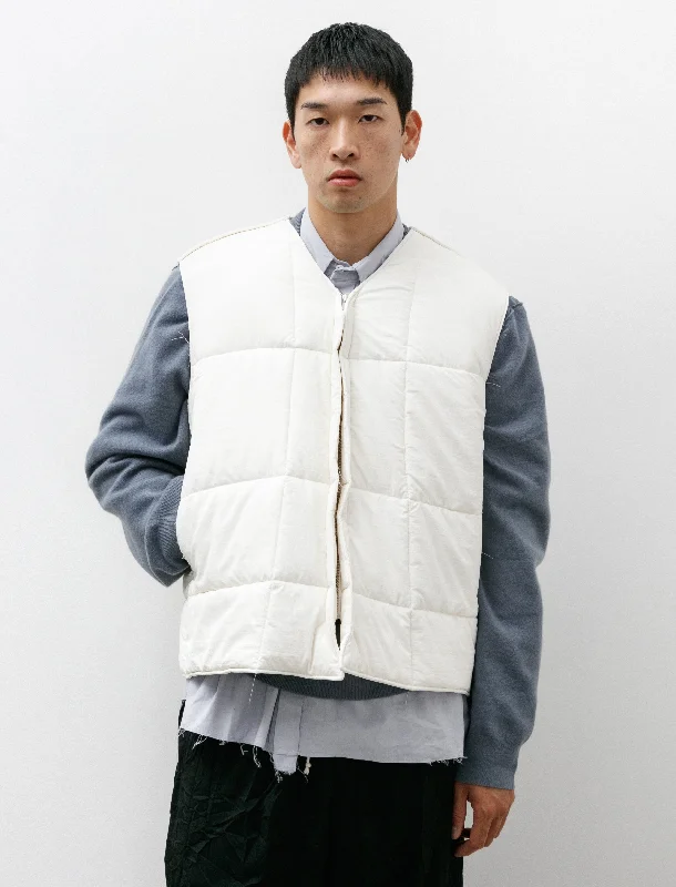 Duvet Vest Nylon Off White