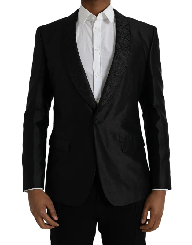 Dolce & Gabbana  MARTINI Single Breasted Coat Men's Blazer