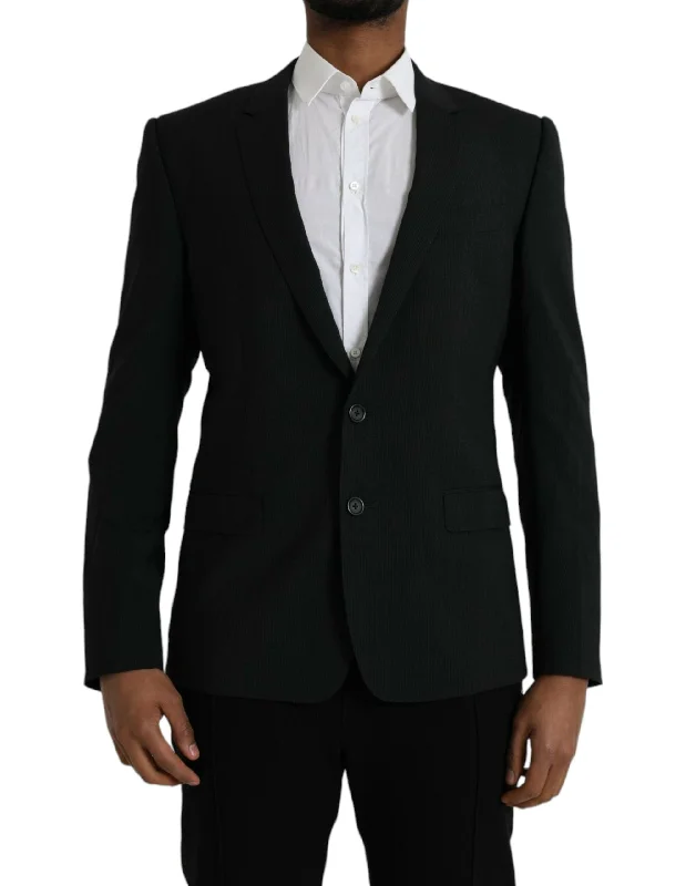 Dolce & Gabbana   Notch Single Breasted Coat Men's Blazer