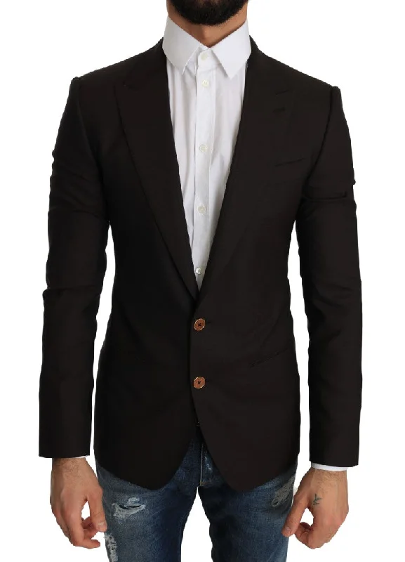 Dolce & Gabbana Sleek Slim  Virgin Wool Blazer Men's Jacket