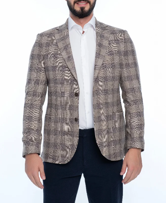 MAGNUM REGULAR FIT PLAID SPORT COAT