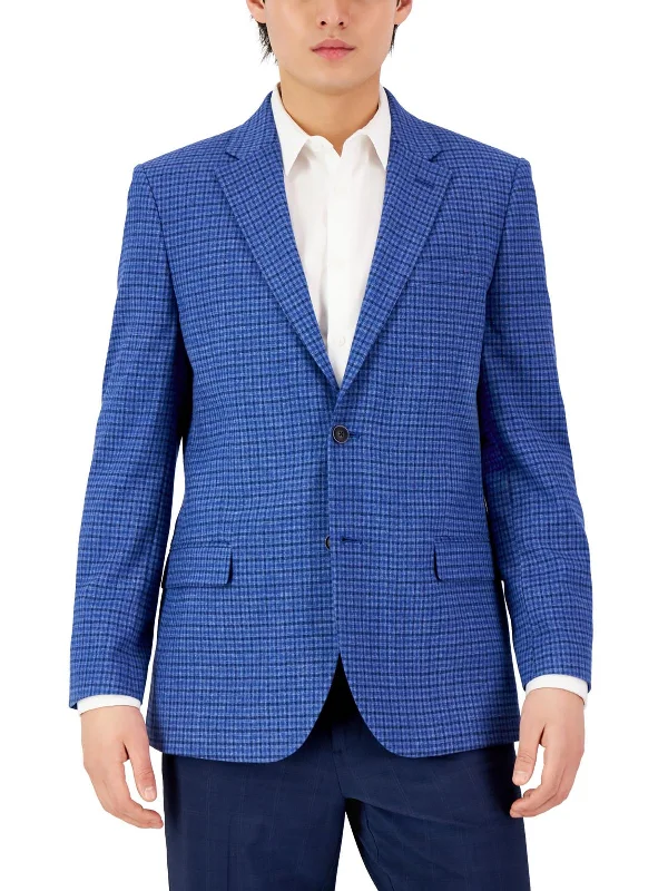 Mens Plaid Topper Sportcoat