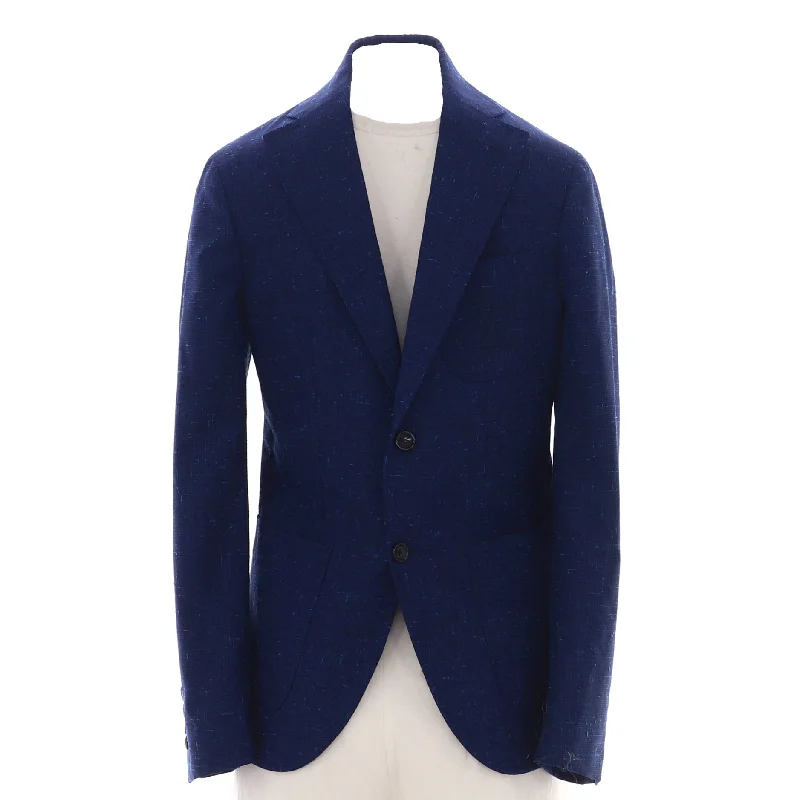 Men's Single Breasted Blazer Wool Blend