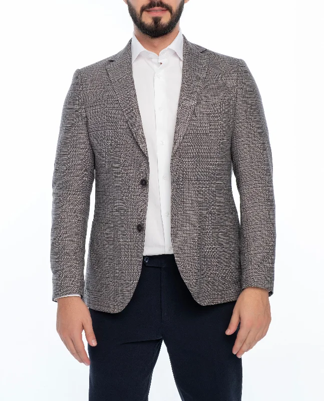 MERCI REGULAR FIT PLAID SPORT COAT